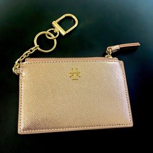 Tory Burch Rose Gold Mini Wallet
